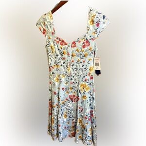 NWT 🏷️ Blue/Rose City Triangles dress size XS